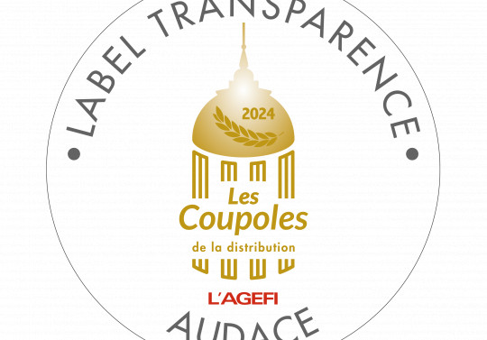 Label transparence